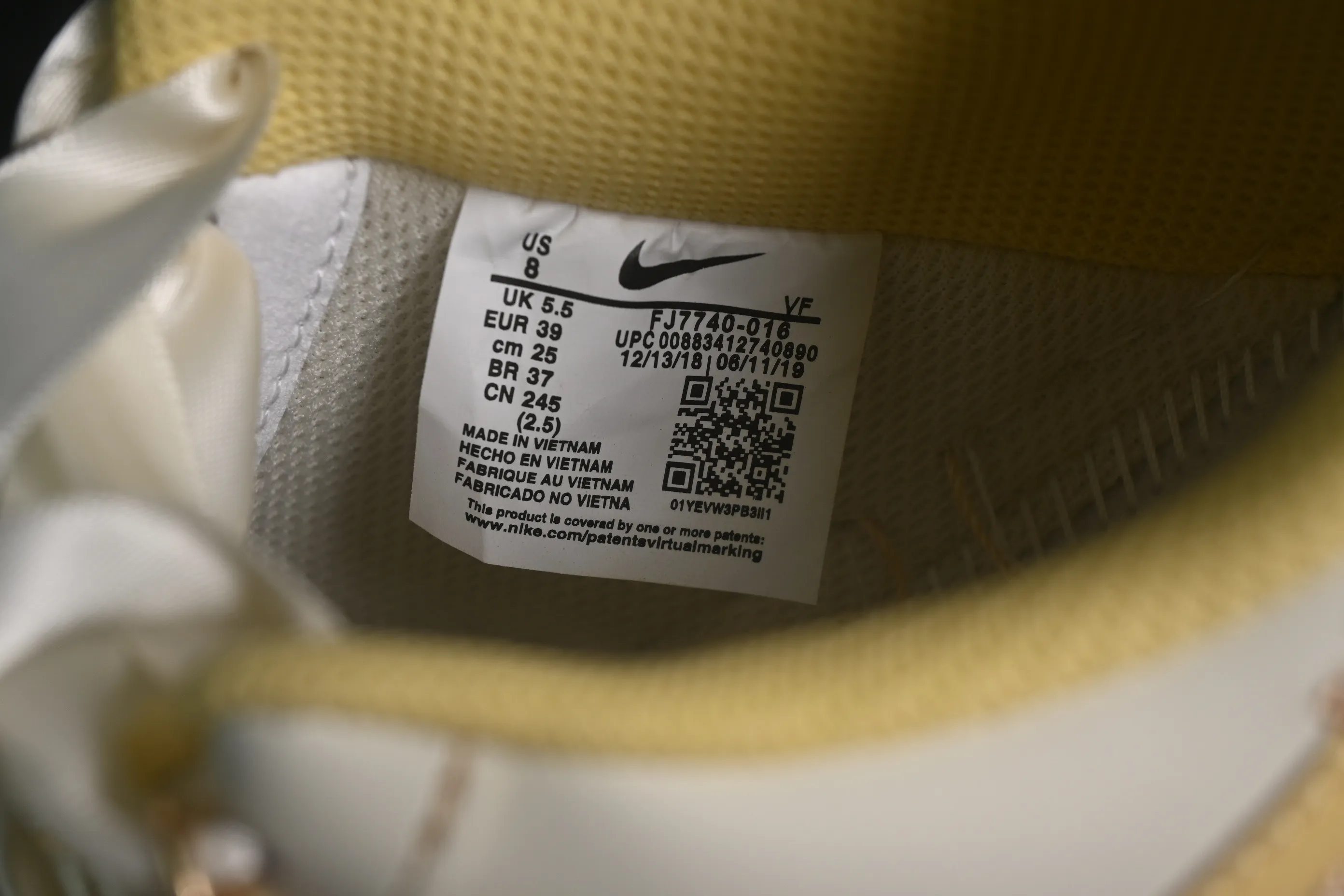 All categories Nk Air Force 1 Air Force series Nk Air Force 1 Low Air Force low-top Nike Air Force 1'07 Low Hand-painted graffiti Milk yellow pearl Spring whispers Air Force 1 low-top casual sneakers FJ7740-160